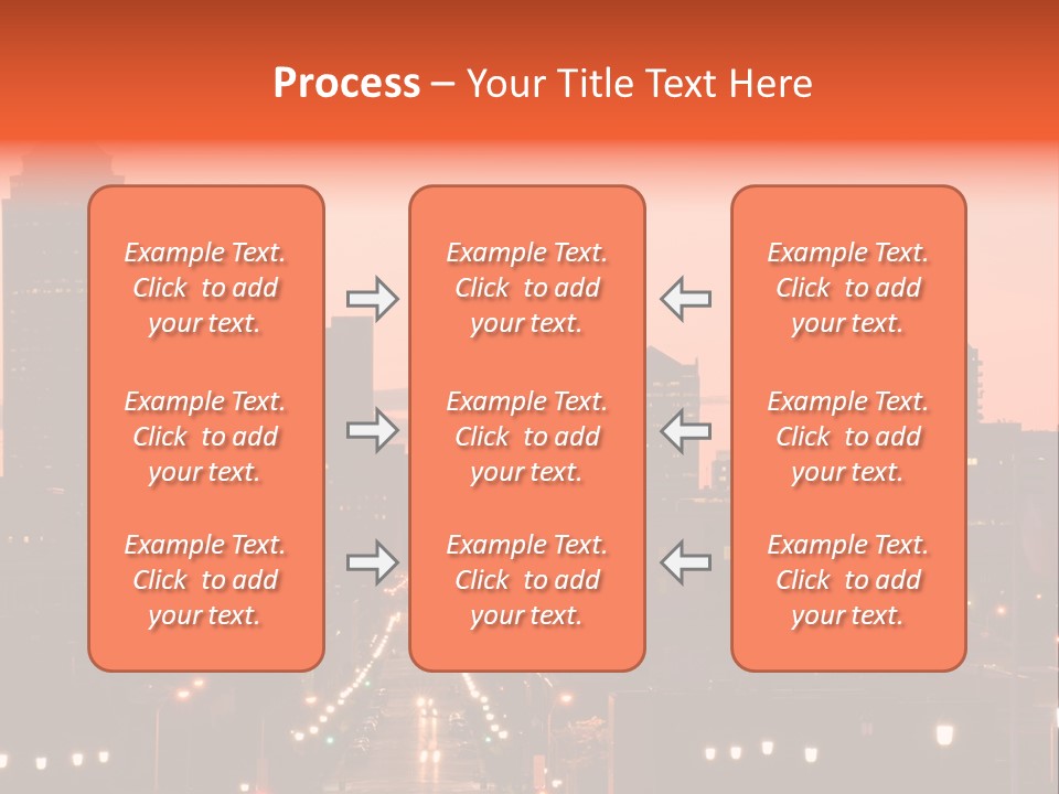 Great Capital Downtown PowerPoint Template