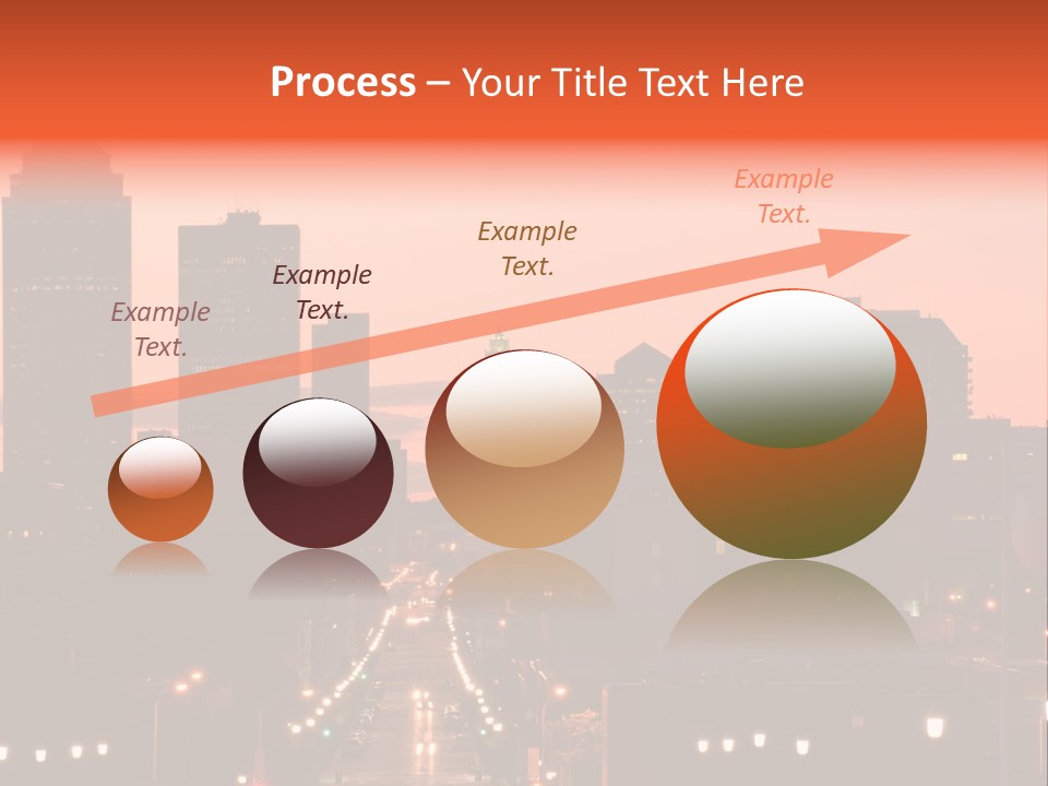 Great Capital Downtown PowerPoint Template