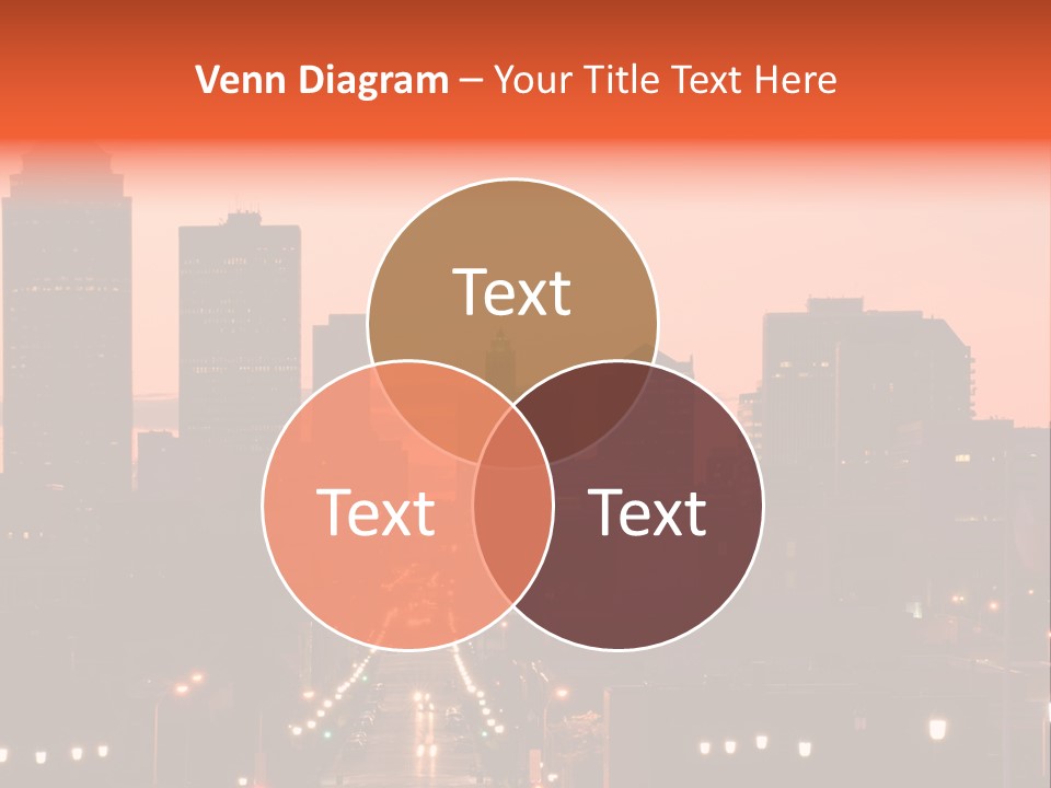 Great Capital Downtown PowerPoint Template