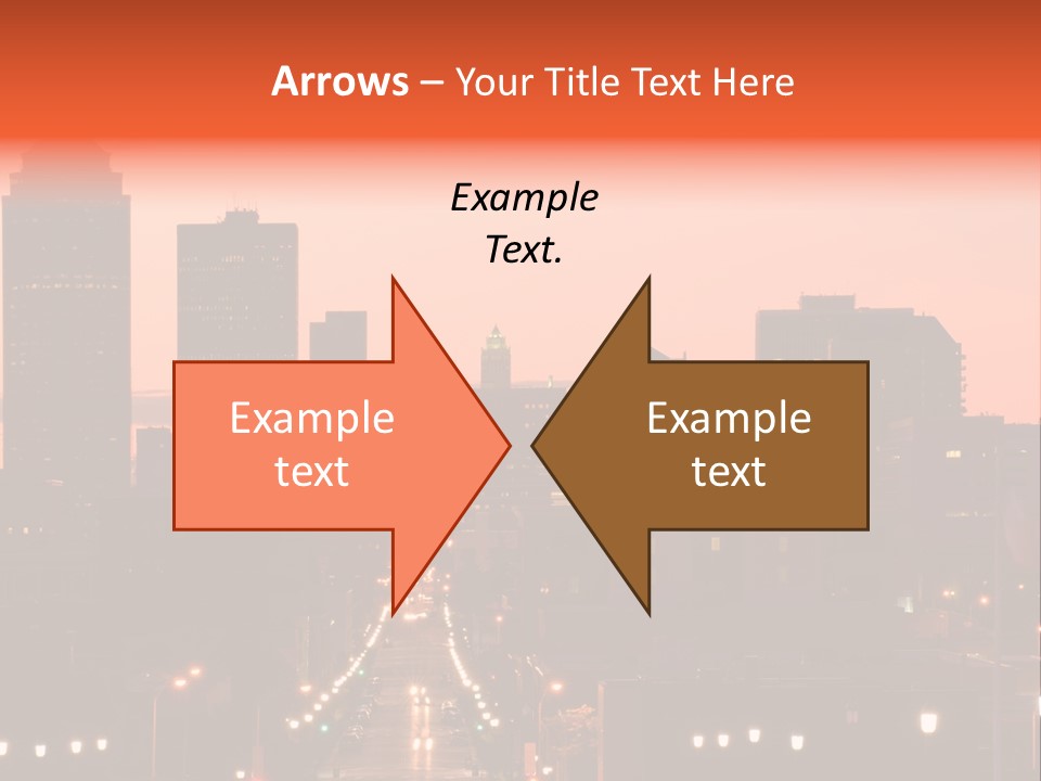 Great Capital Downtown PowerPoint Template