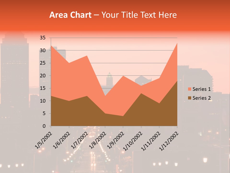 Great Capital Downtown PowerPoint Template