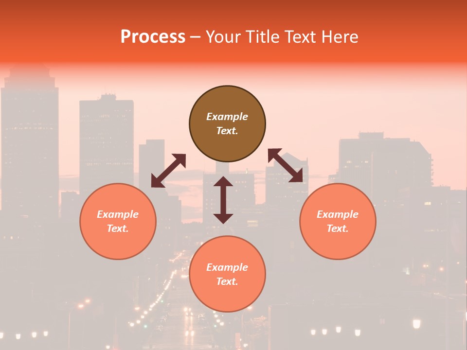 Great Capital Downtown PowerPoint Template