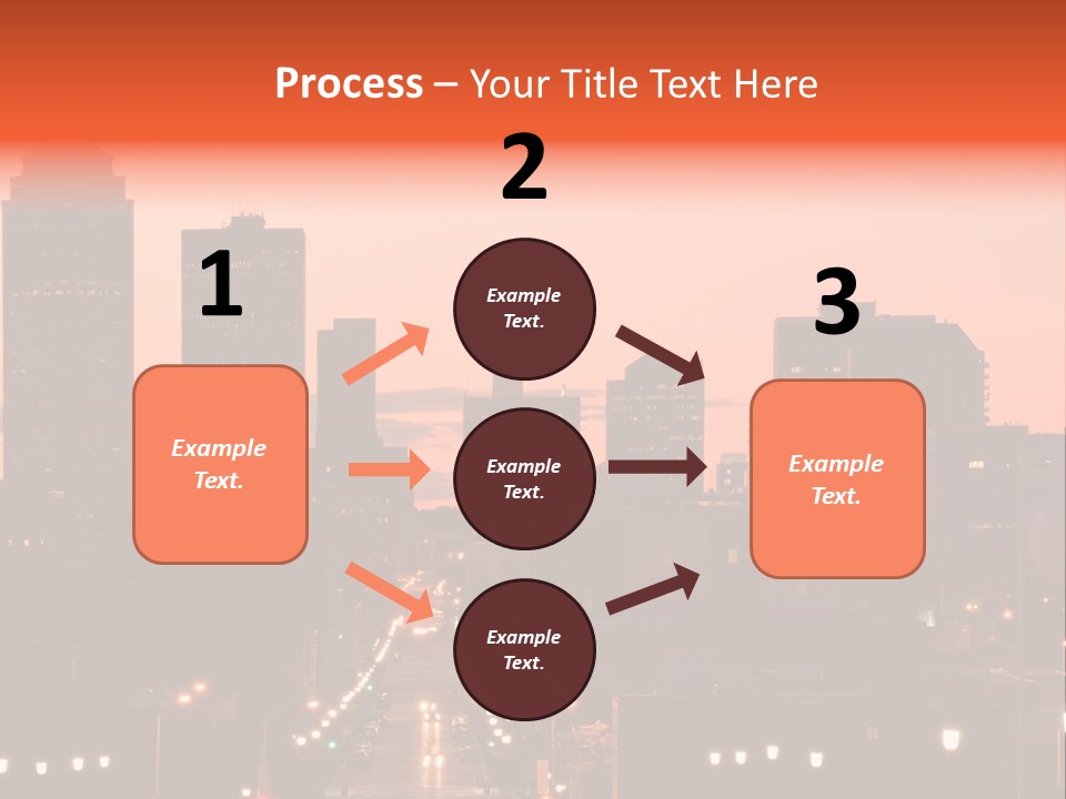 Great Capital Downtown PowerPoint Template