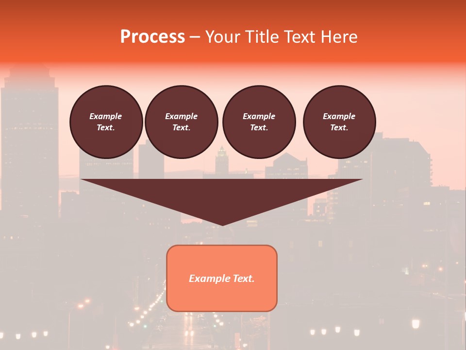Great Capital Downtown PowerPoint Template
