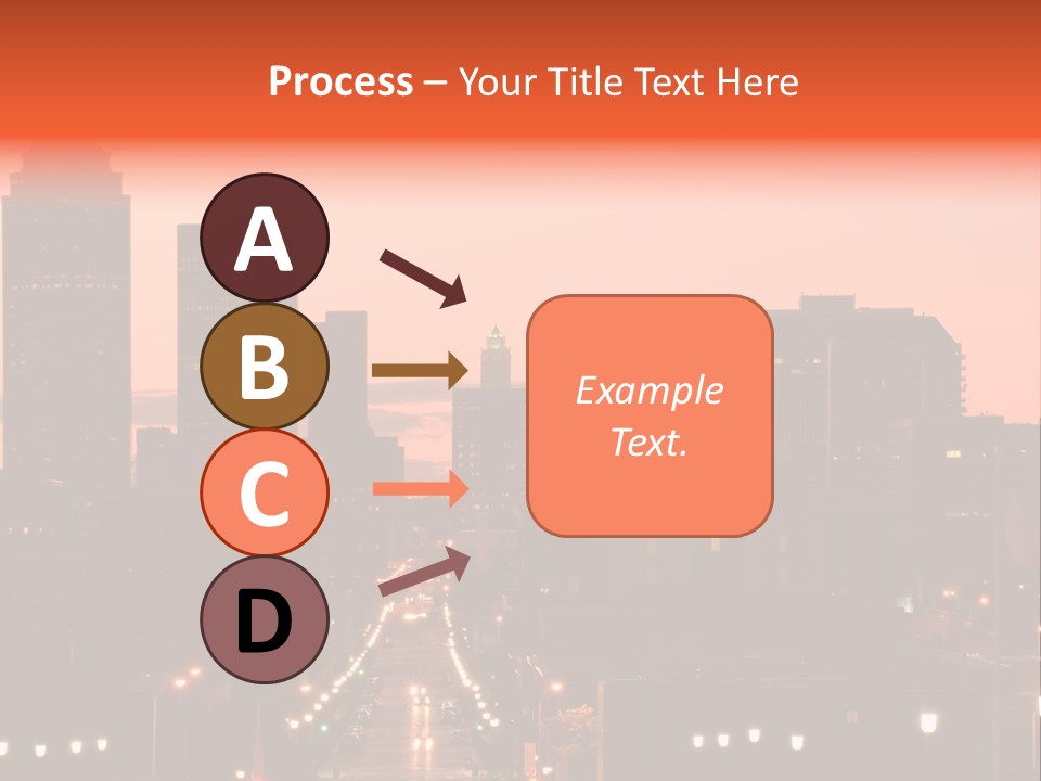 Great Capital Downtown PowerPoint Template