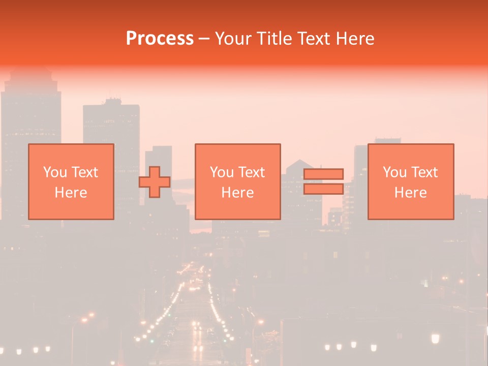 Great Capital Downtown PowerPoint Template
