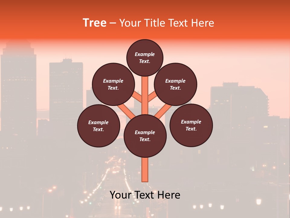 Great Capital Downtown PowerPoint Template