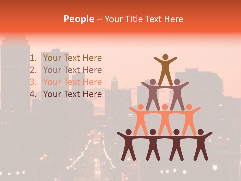 Great Capital Downtown PowerPoint Template