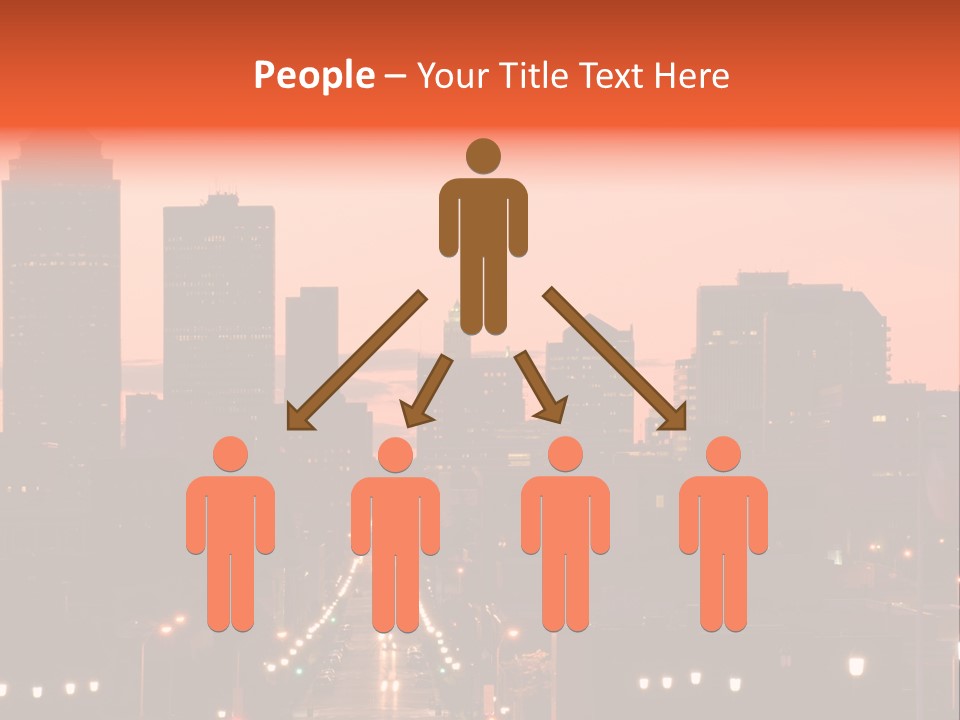 Great Capital Downtown PowerPoint Template