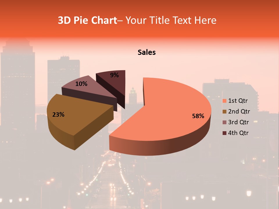 Great Capital Downtown PowerPoint Template