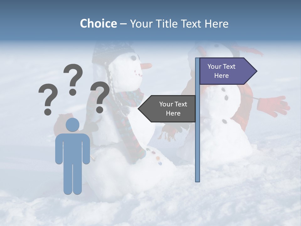 Headscarf Hat Sculpture PowerPoint Template