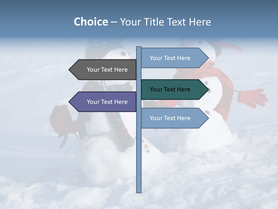 Headscarf Hat Sculpture PowerPoint Template