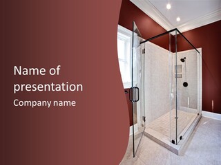 Service Mansion Bath PowerPoint Template