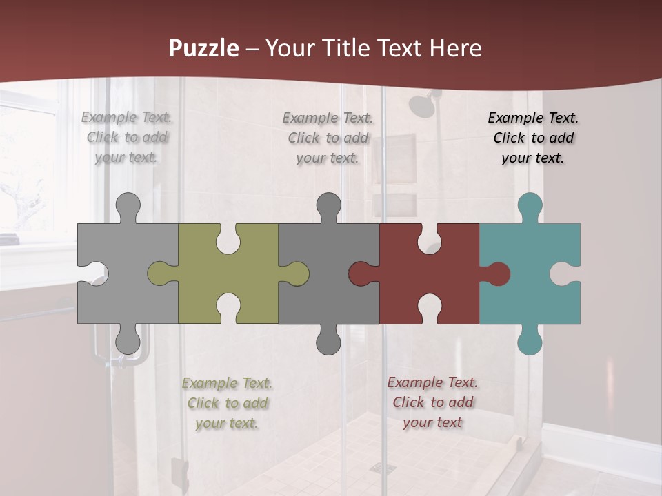 Service Mansion Bath PowerPoint Template