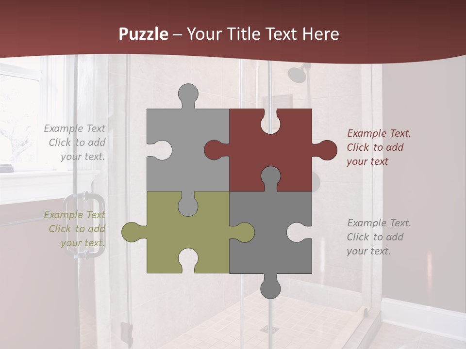 Service Mansion Bath PowerPoint Template