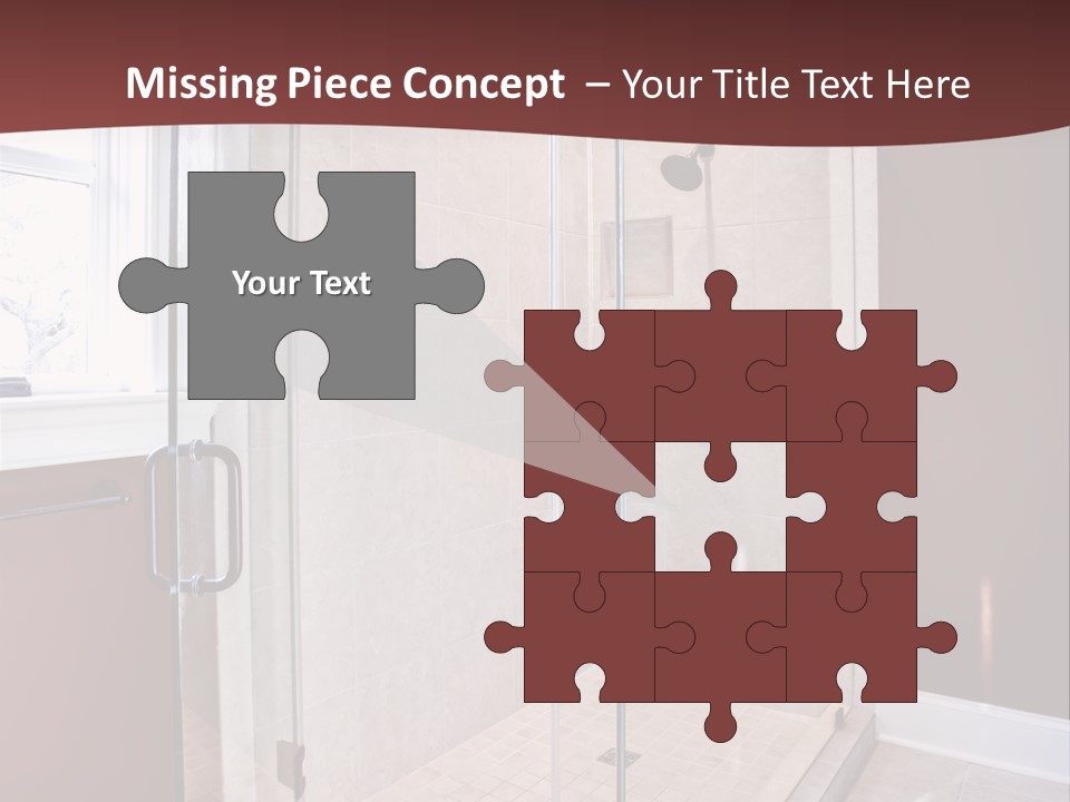 Service Mansion Bath PowerPoint Template