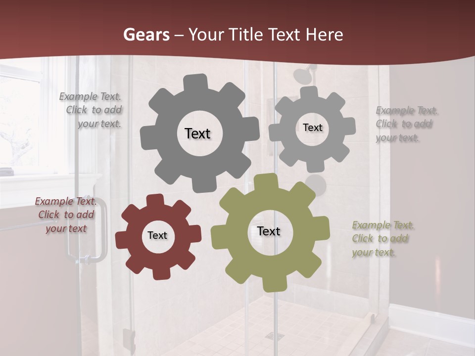 Service Mansion Bath PowerPoint Template