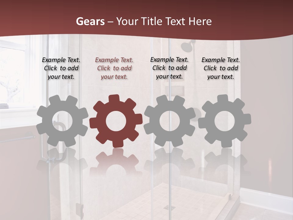 Service Mansion Bath PowerPoint Template