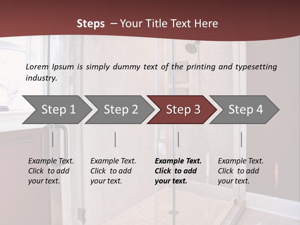 Service Mansion Bath PowerPoint Template