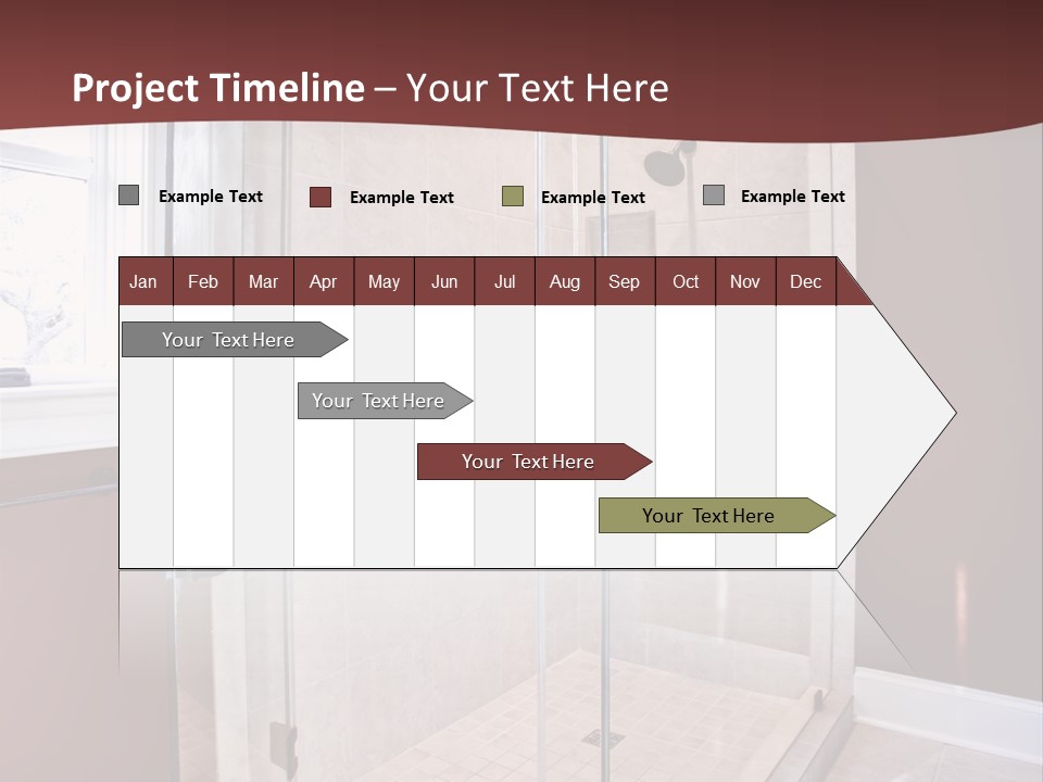 Service Mansion Bath PowerPoint Template