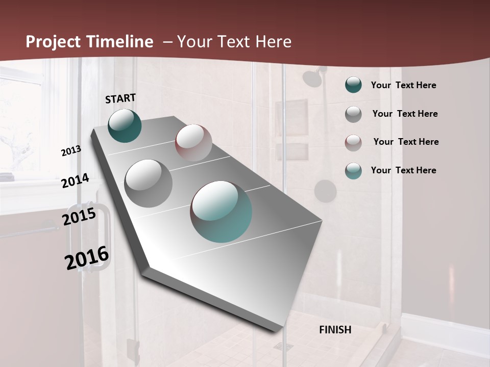 Service Mansion Bath PowerPoint Template