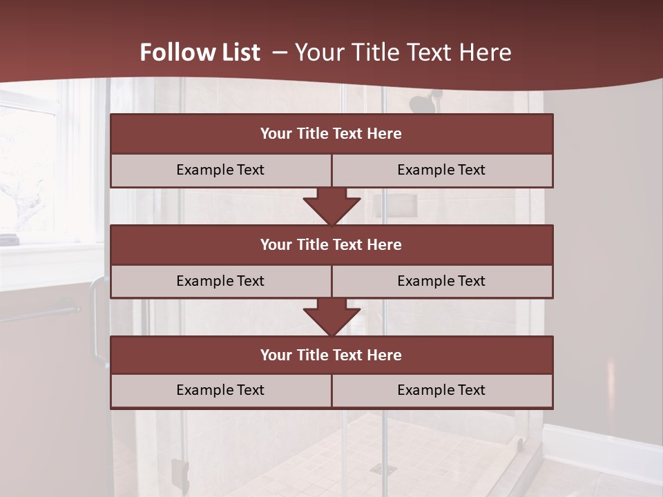 Service Mansion Bath PowerPoint Template