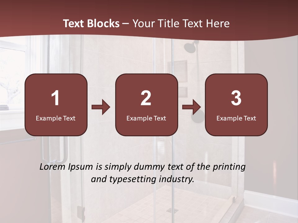 Service Mansion Bath PowerPoint Template