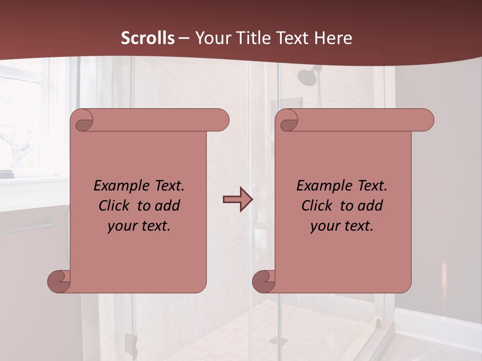 Service Mansion Bath PowerPoint Template