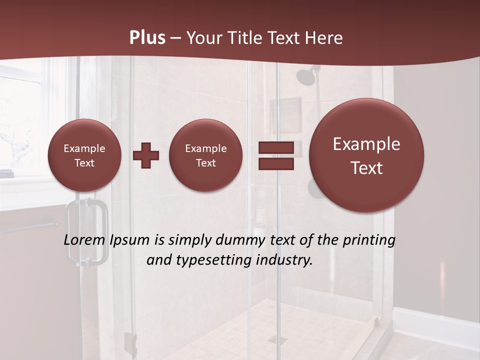 Service Mansion Bath PowerPoint Template