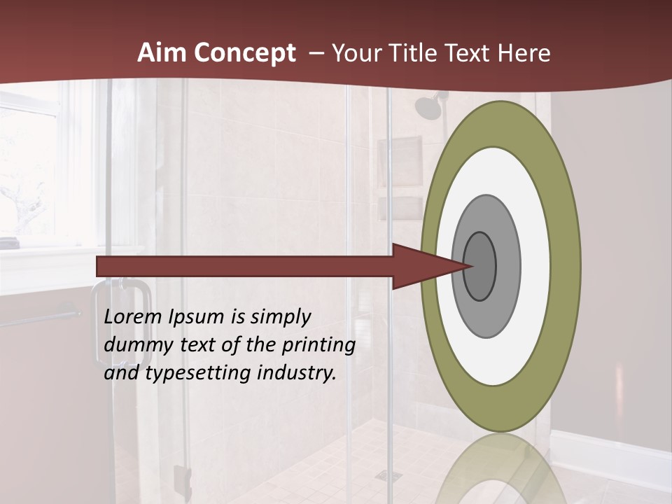 Service Mansion Bath PowerPoint Template