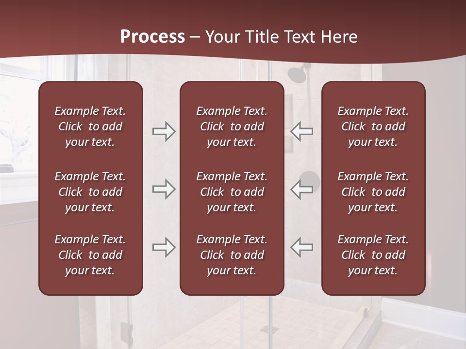 Service Mansion Bath PowerPoint Template