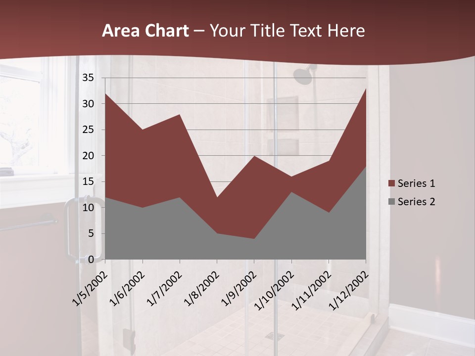 Service Mansion Bath PowerPoint Template