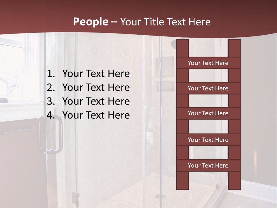 Service Mansion Bath PowerPoint Template
