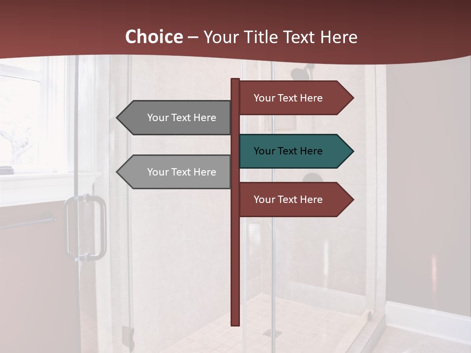 Service Mansion Bath PowerPoint Template