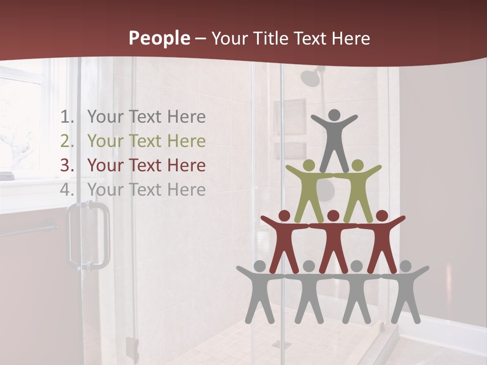 Service Mansion Bath PowerPoint Template
