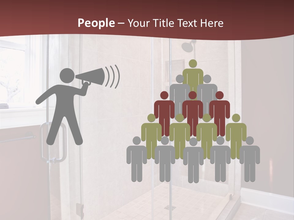 Service Mansion Bath PowerPoint Template