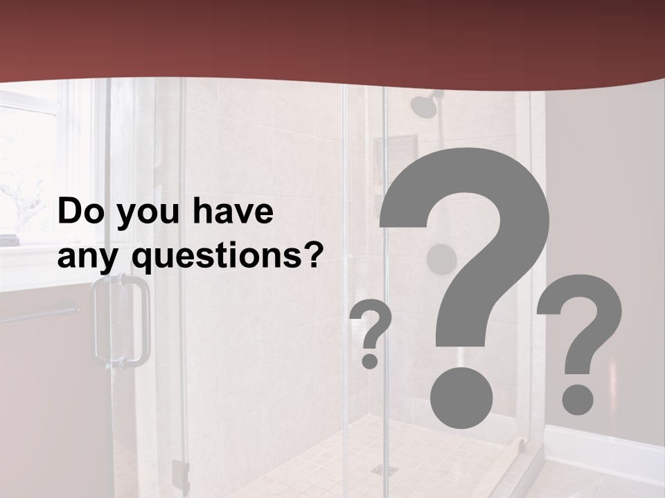 Service Mansion Bath PowerPoint Template