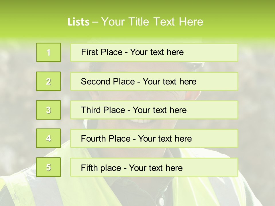 Site House Health And Safety PowerPoint Template