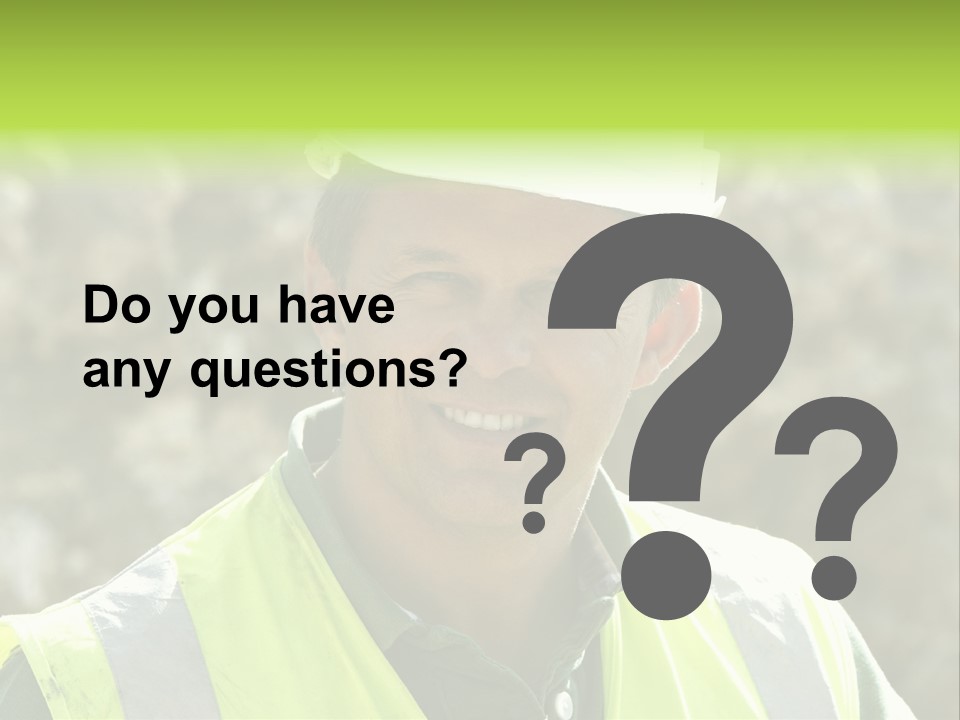 Site House Health And Safety PowerPoint Template