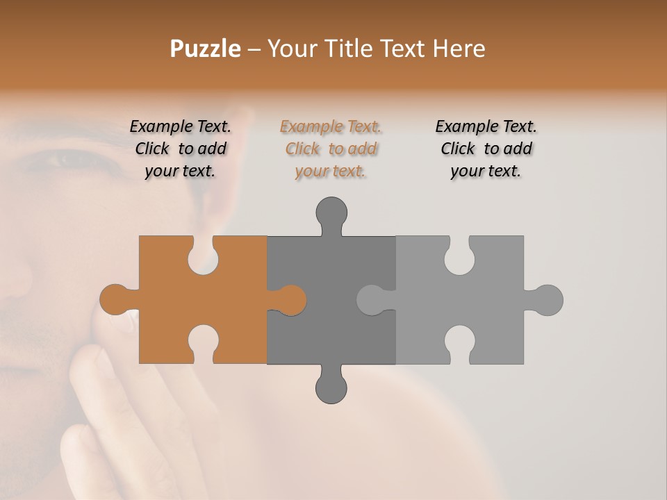 Face Image Part PowerPoint Template