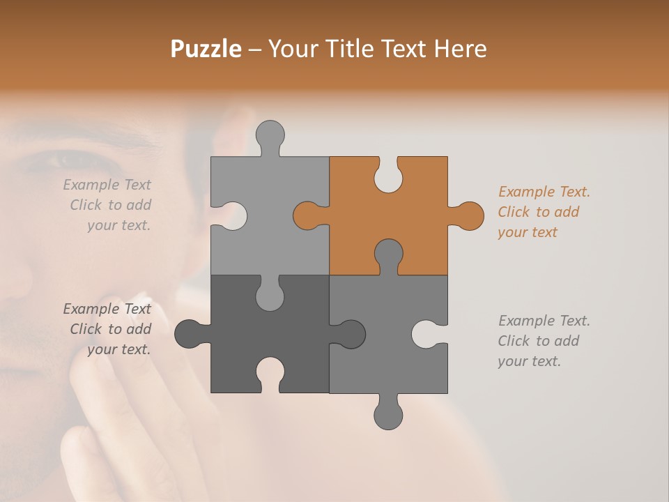 Face Image Part PowerPoint Template