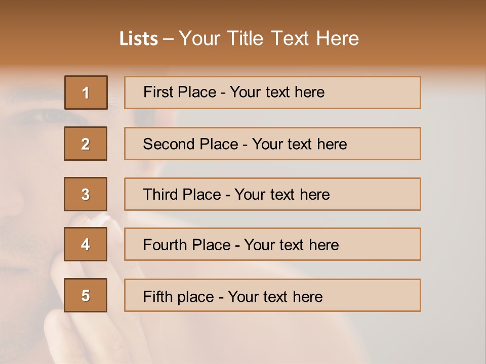 Face Image Part PowerPoint Template
