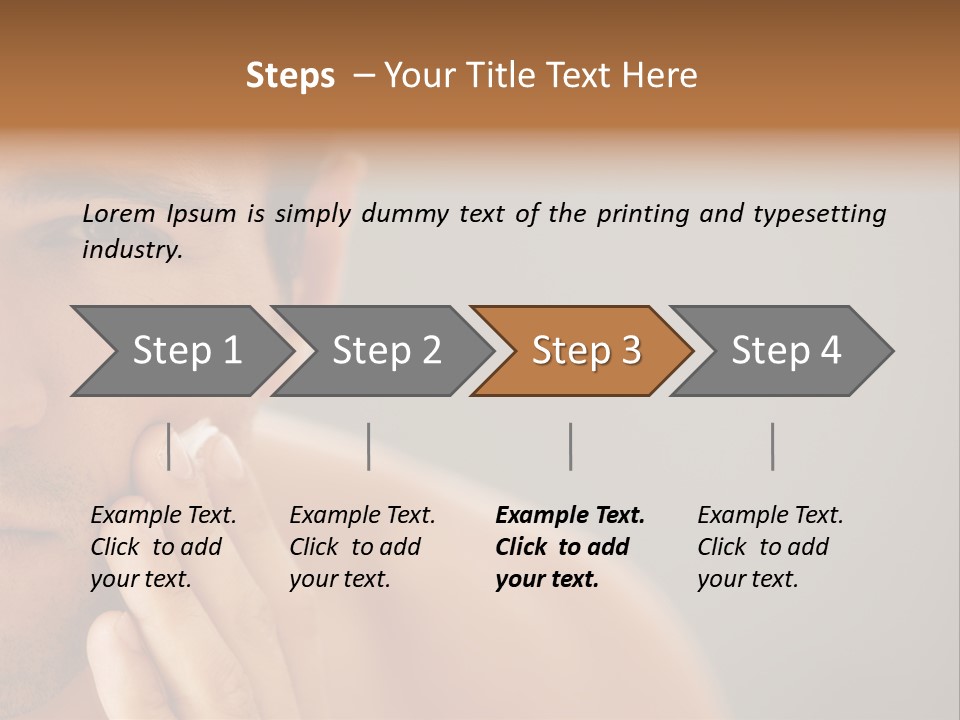 Face Image Part PowerPoint Template