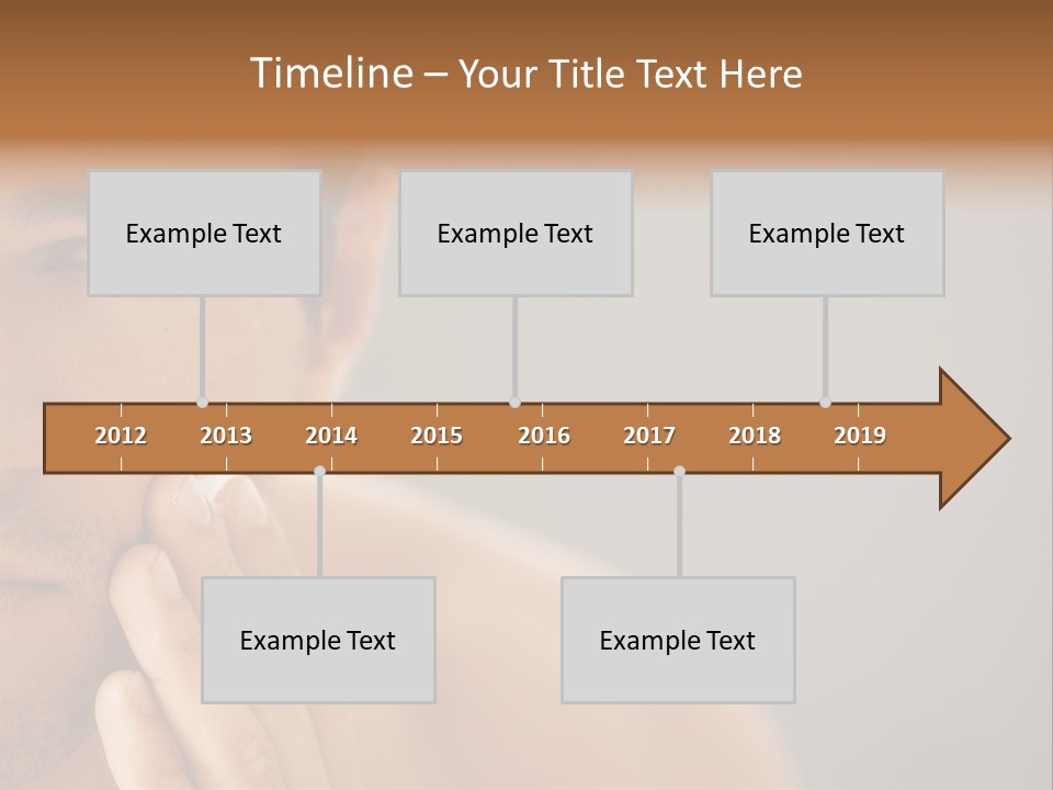 Face Image Part PowerPoint Template