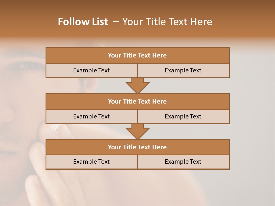 Face Image Part PowerPoint Template