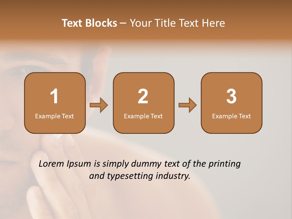 Face Image Part PowerPoint Template