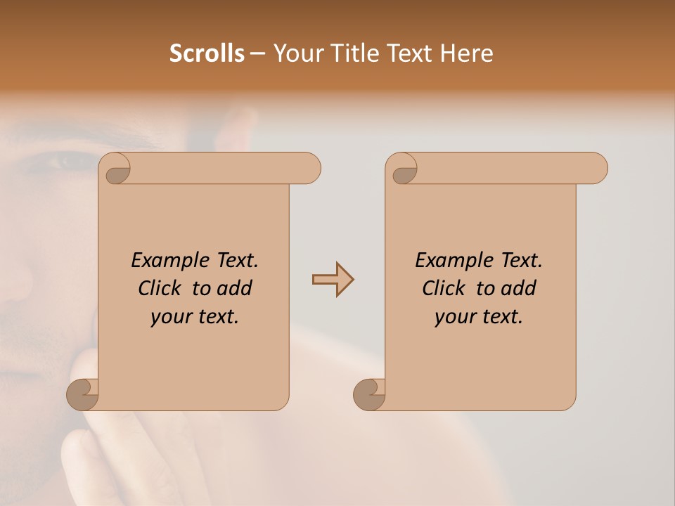 Face Image Part PowerPoint Template