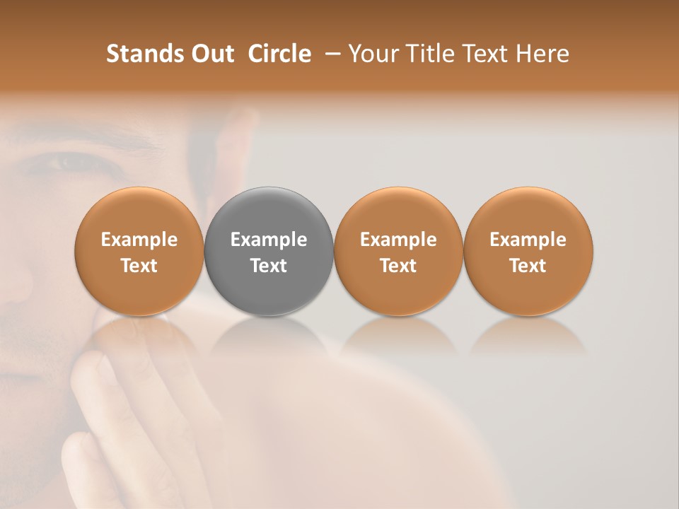 Face Image Part PowerPoint Template