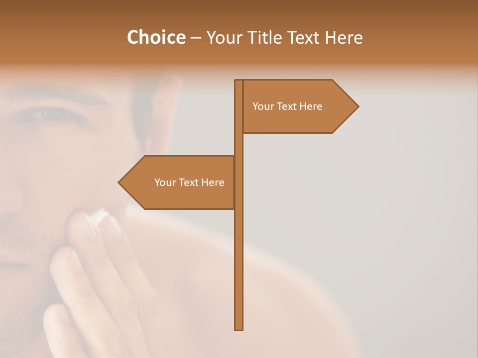 Face Image Part PowerPoint Template