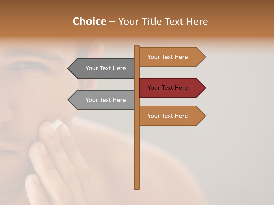 Face Image Part PowerPoint Template